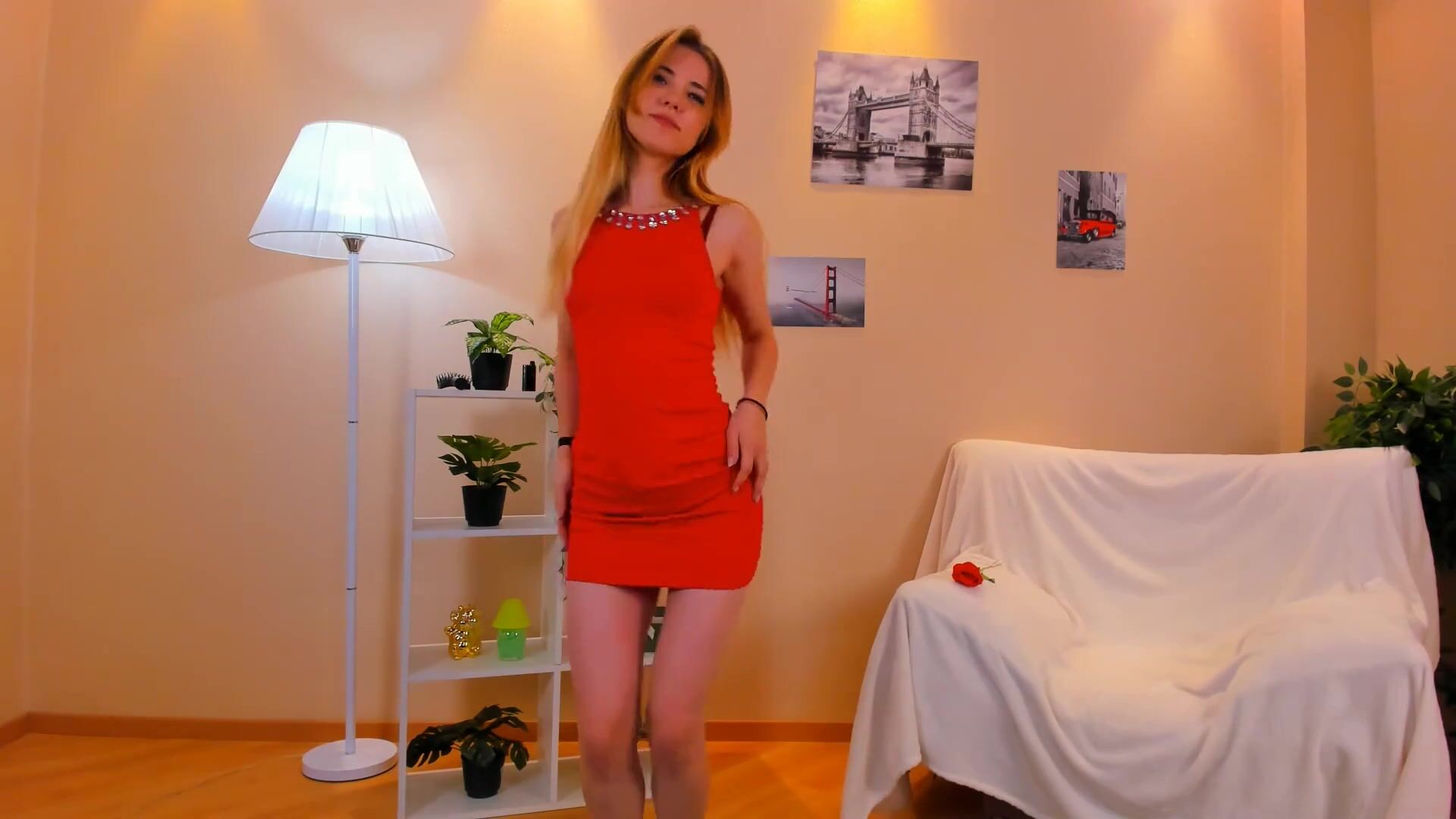 Dance in red dress <3