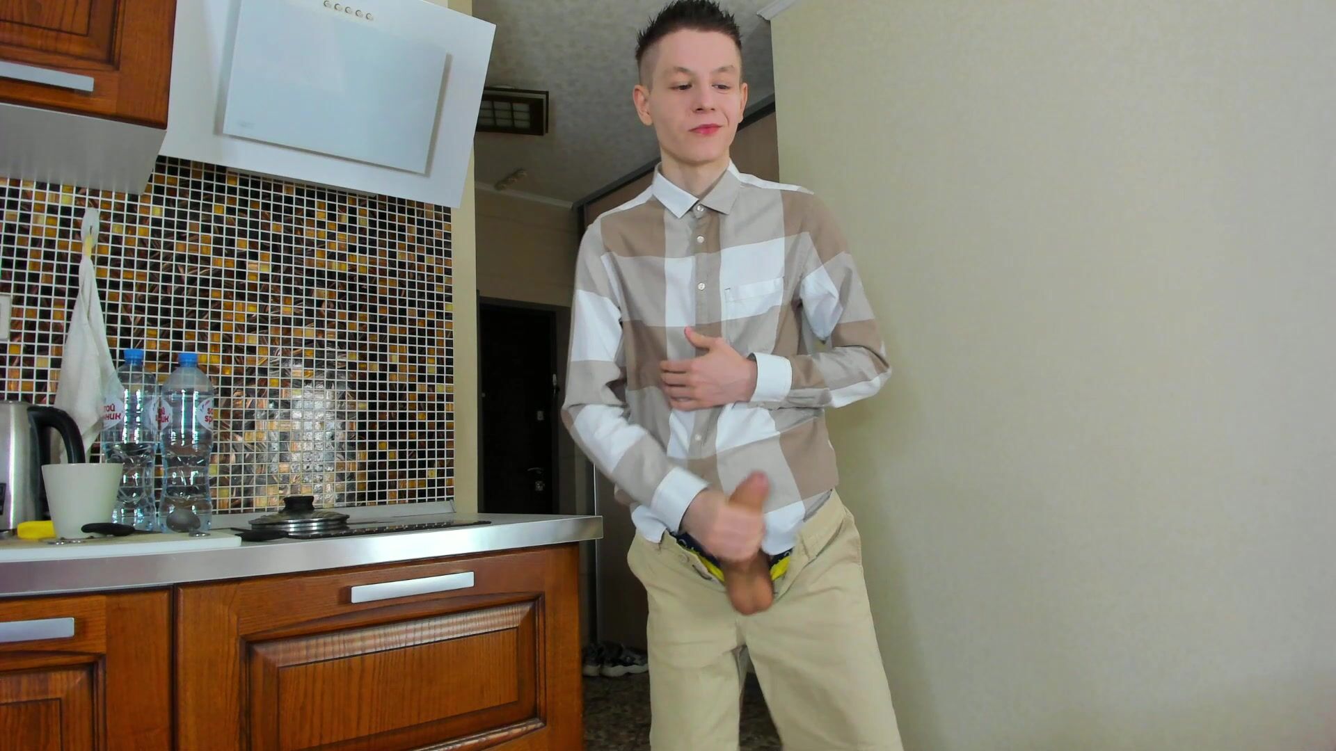 Should Twink Evgeny Jerk Off Before A Date?