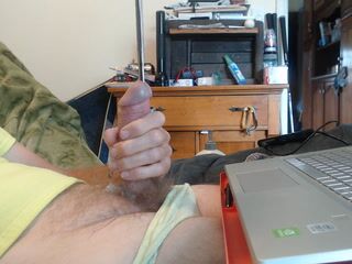 Sounding my Cock with Big Cum Shot Ending