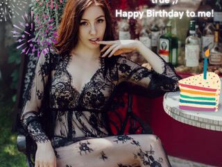 Happy B-day to me! - video by lilycolinsj cam model