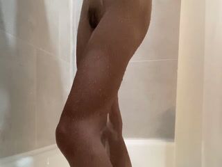 sneak in to see a peak of me in the shower, shaving my
