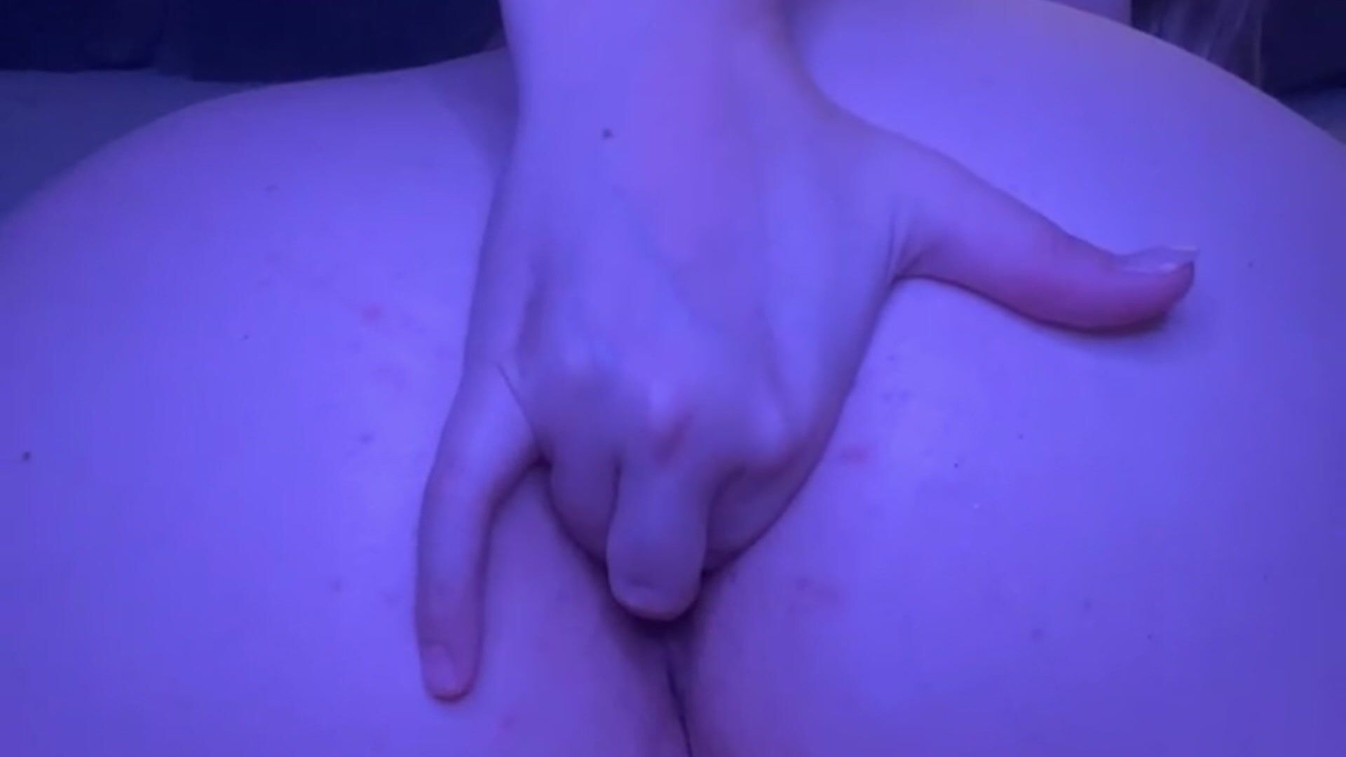 Fingering ass tease