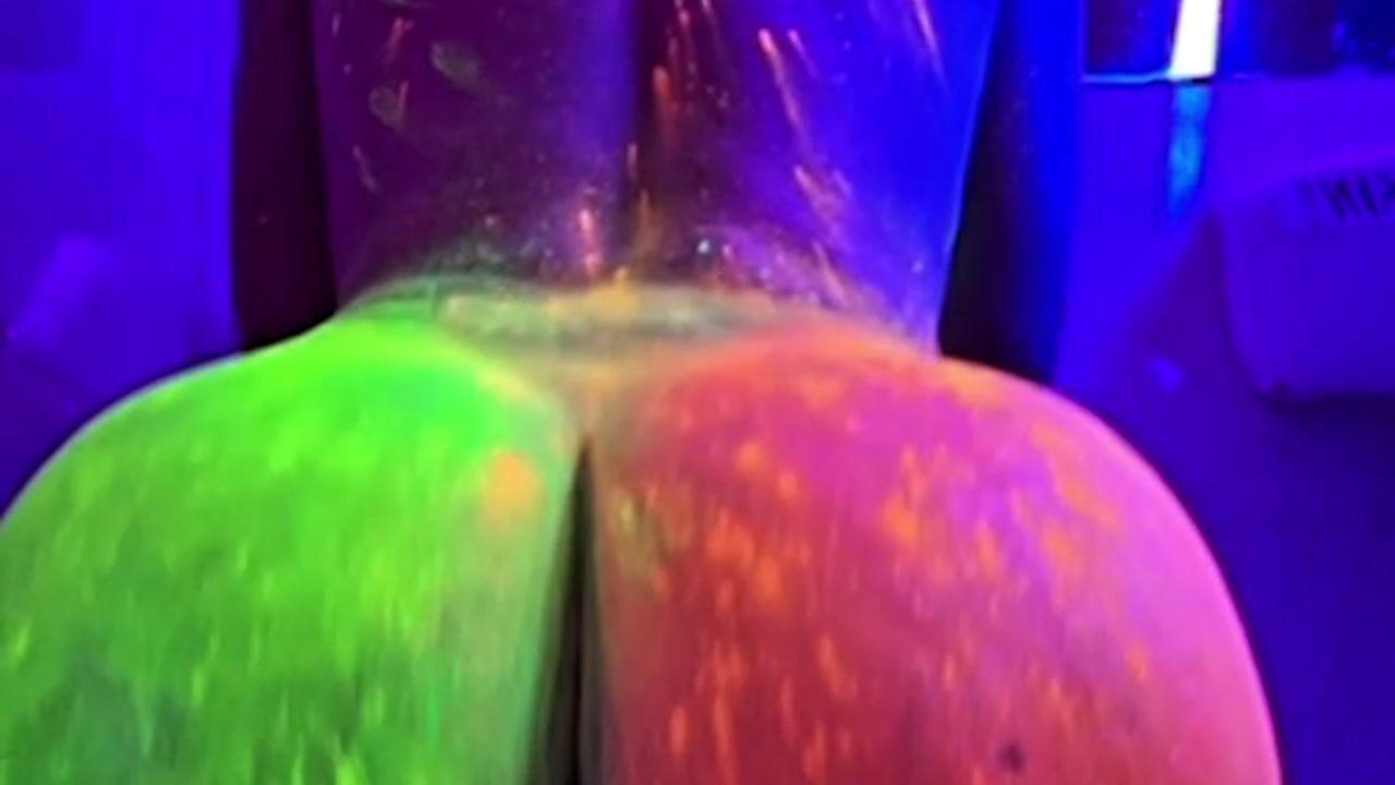 Riding your big cock in neon !