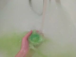 Explode the bomb.  And take a bath with me - video by MollyLollipop cam model