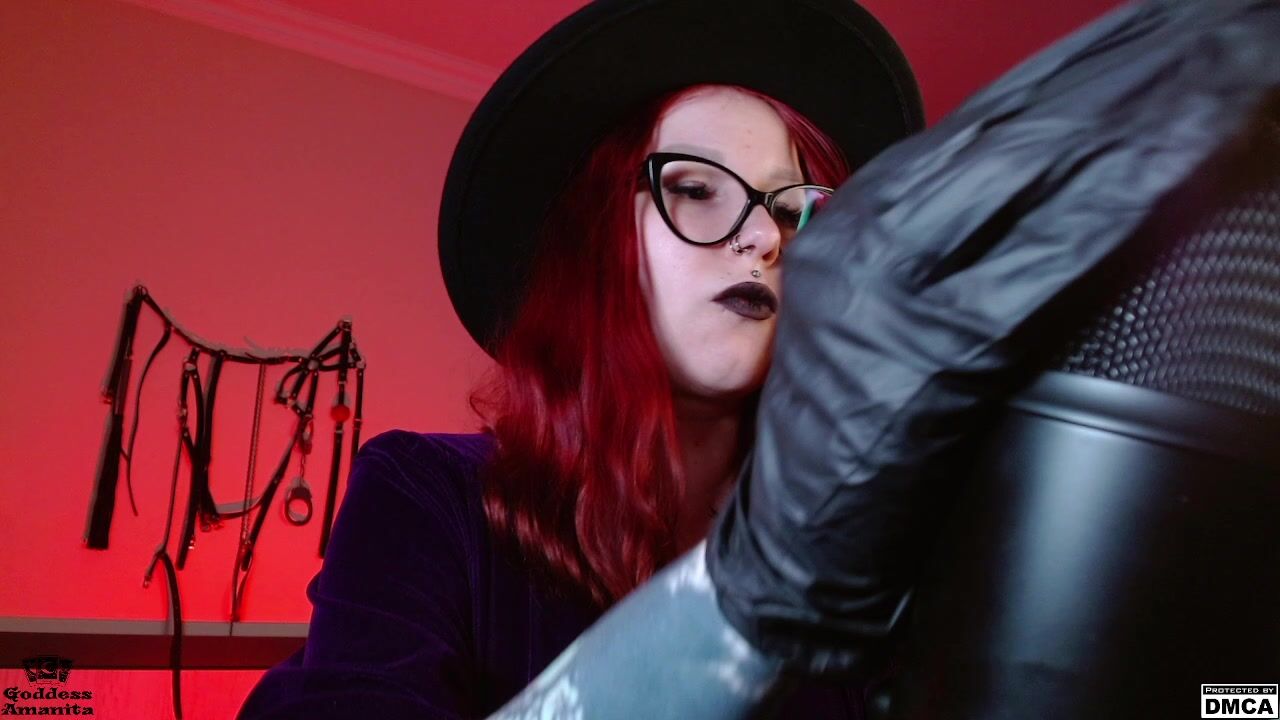 Latex gloves ASMR