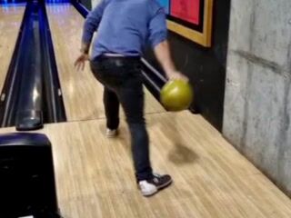 Playing bowling