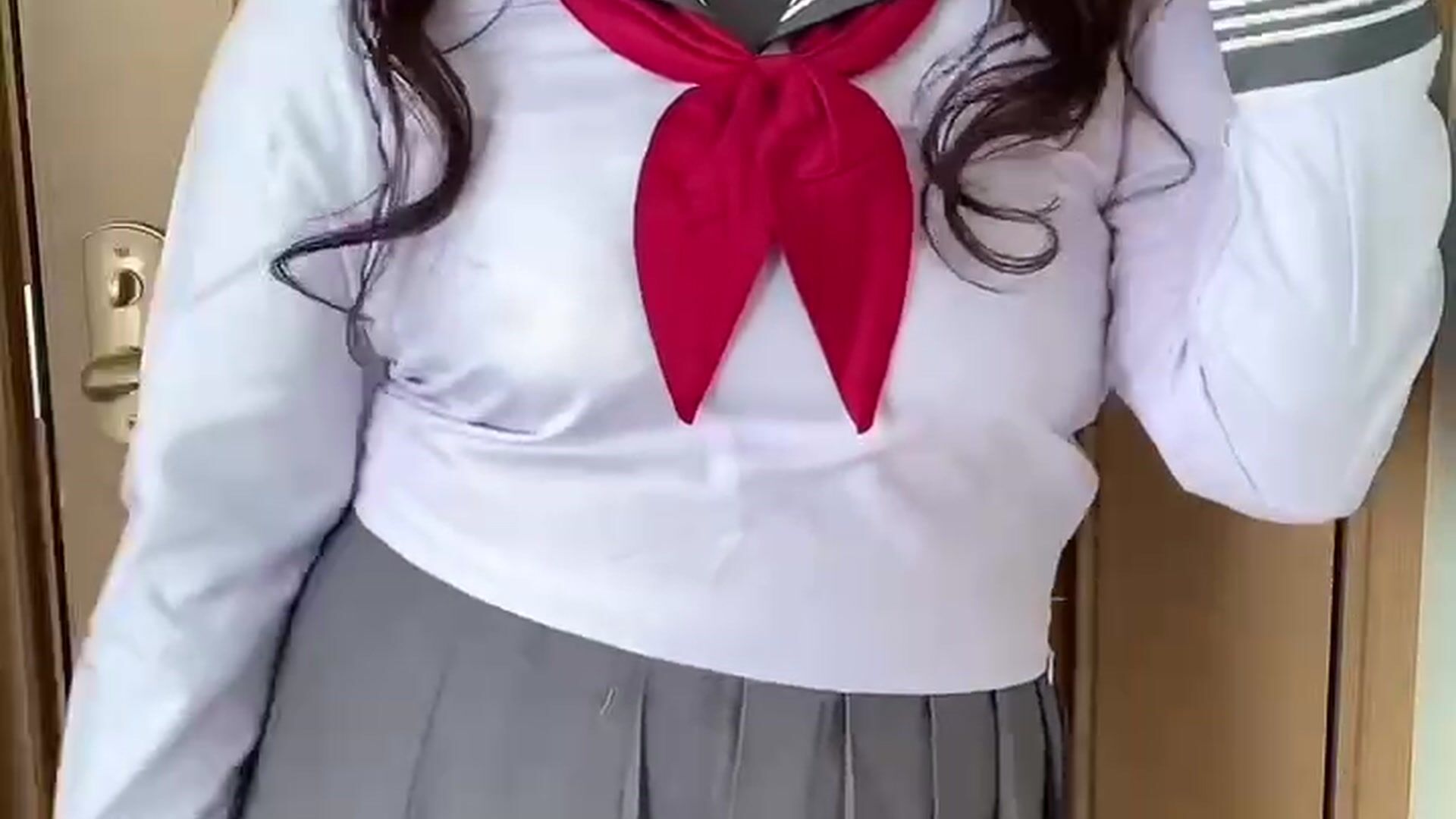 TikTokに載せられないシリーズ　セーラー服を脱がさないでを踊ってみた♡