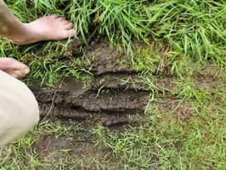 Feet in the nature