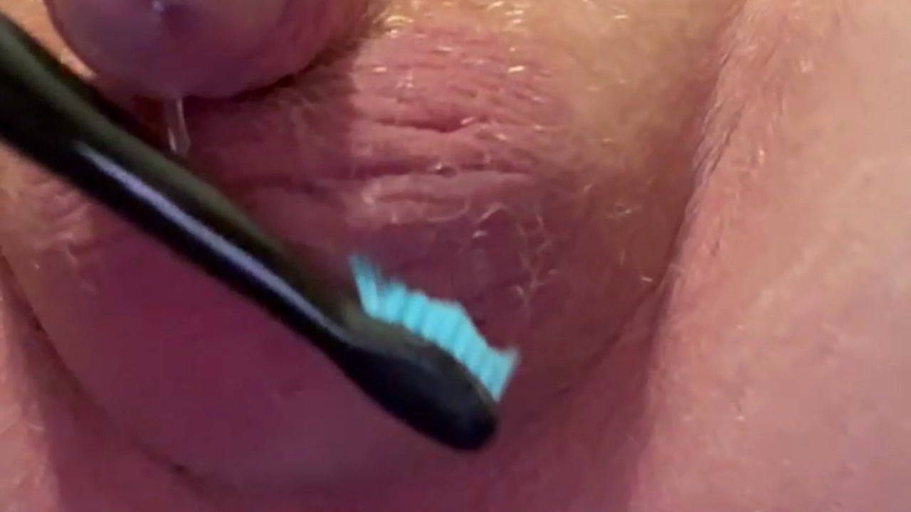 Electric toothbrush in my ass preview