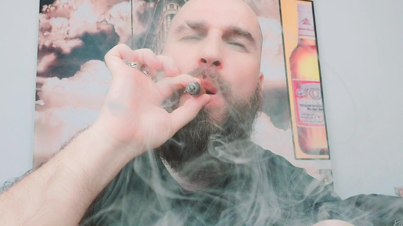 Smoke a cigar with me! I am smoking HOT!