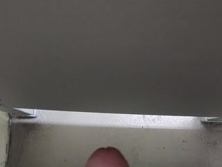 Cum on stall door!