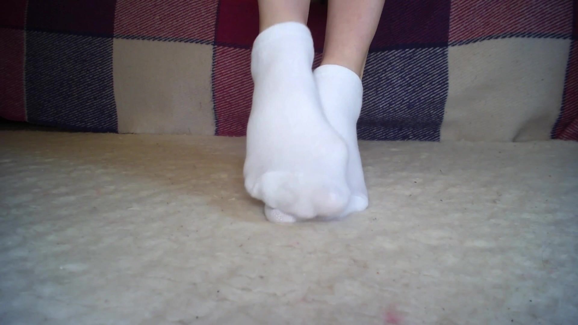 WHITE SOCKS TEASE