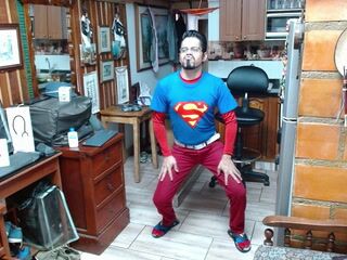 TRAJE SUPERMAN