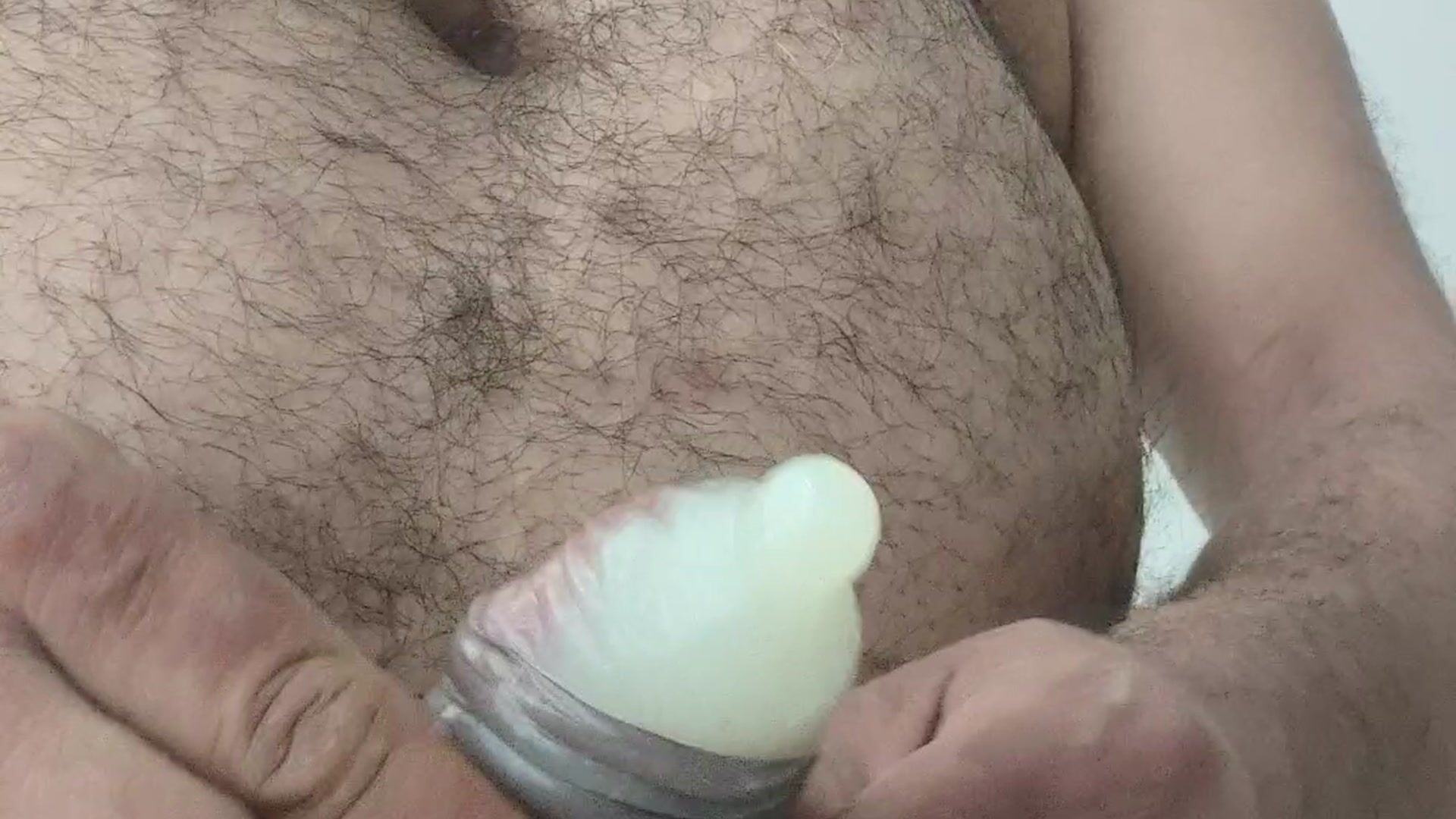 Condom Cum! Masturbation Cum Cum!